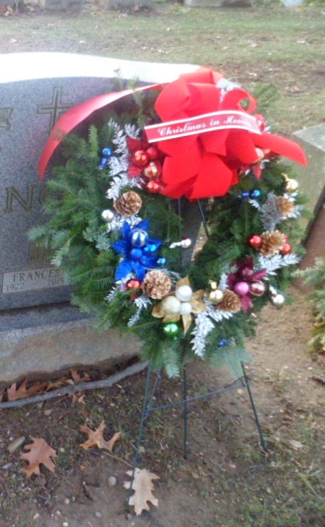 Wreath Cemetery Fork arranged by a florist in Benton Harbor, MI