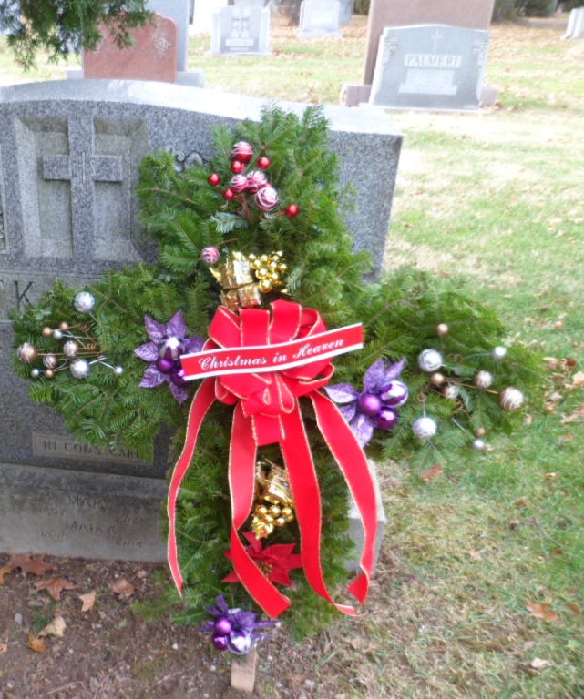 Wreath Cemetery Fork arranged by a florist in Benton Harbor, MI